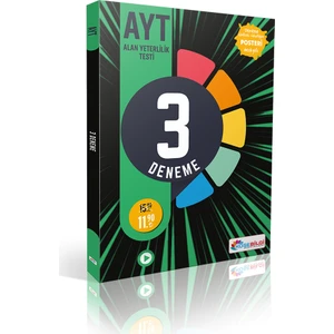 Köşebilgi Yayınları  AYT 3 Deneme