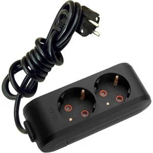 Siyah 2'li 2metre Grup Priz 90133202