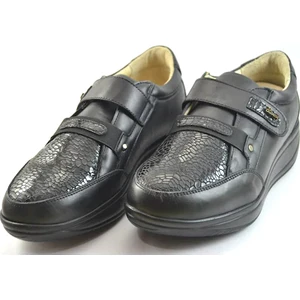 Dr. Comfort 5015 Siyah Cırtlı Ortapedik  Anne Ayakkabı