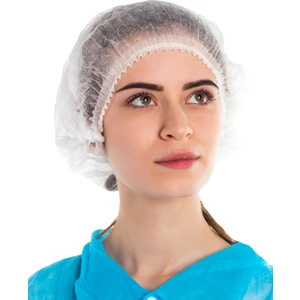 Çamder Tekstil Beyaz Tek Kullanımlık Bone 60 Adet