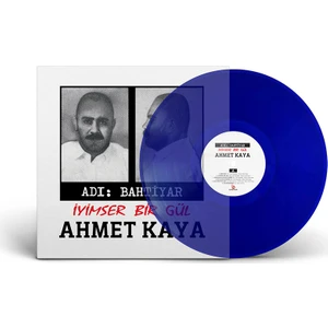 Ahmet Kaya Adı Bahtiyar Iyimser Bir Gül Transparan Mavi Plak