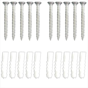 10 mm Plastik Dübel 5 x 50 mm Sunta Vidası 50 Adet 1. Kalite