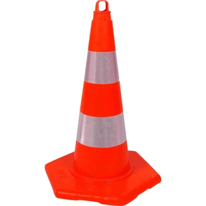 Trafik Konisi Kırılmaz Çift Reflektifli 75 cm