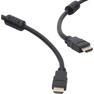 Plastik Düz Siyah 5 Metre HDMI Kablo Poşetli