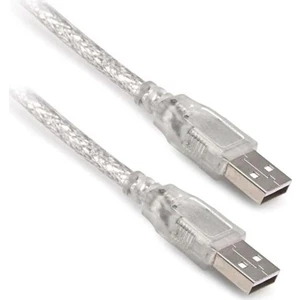 USB Erkek-Erkek Şeffaf Kablo 5 Metre Powermaster