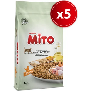 Adult Yetişkin Kedi Maması 1 kg x 5 Adet