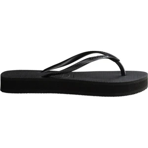 Slim Platform Kadın Siyah Parmak Arası Terlik 4144537-0090