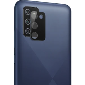 Samsung Galaxy A02S Kamera Lens Koruma Camı V2 Siyah