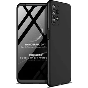 Samsung Galaxy A32 4g Kılıf Double Dip 360 Protective Siyah