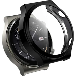 Huawei Watch Gt2 Pro Kılıf 360 Full Round Soft Silicone Siyah