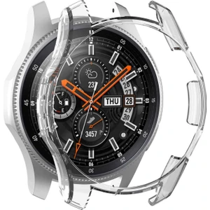 Samsung Galaxy Watch 46MM Kılıf 360 Full Round Soft Silicone Şeffaf
