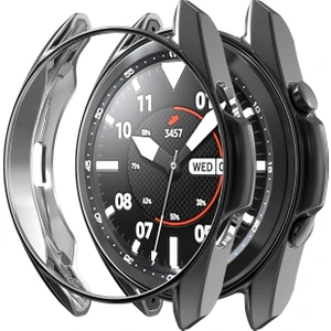 Samsung Galaxy Watch 3 41MM Kılıf 360 Full Round Soft Silicone Siyah