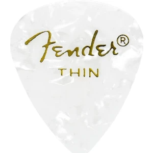 Premium Celluloid Picks White Moto Thin Pick - 1 Adet Pena