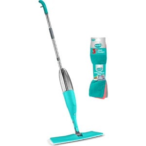 Shiny Sprey Mop + Mikrofiber 3 Lü Temizlik Bezi