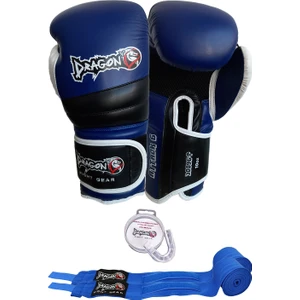 Attack 6 Boks Eldiveni Kick Boks Muay Thai Boks Eldiveni Bandaj ve Dişlik 3'lü Set