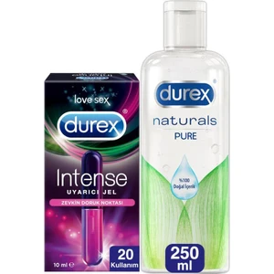 Jel Naturals 250 ml + Durex Intense Uyarıcı Jel 10 ml