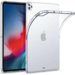 Nezih Case Apple iPad 11 Pro 2020 Süper Silikon Kılıf Şeffaf + Nano Ekran Koruyucu Şeffaf