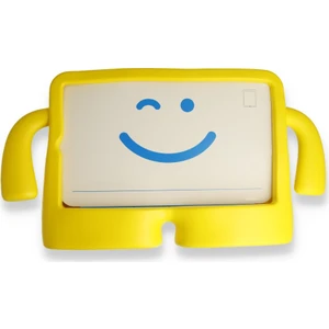 Nezih Case Samsung Galaxy Tab S6 Lite P610 Uyumlu (Çocuklar Için) Standlı Tablet Kılıfı Sarı