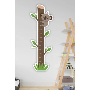 Sevimli Koala Çocuk Odası Boy Ölçer Duvar Sticker