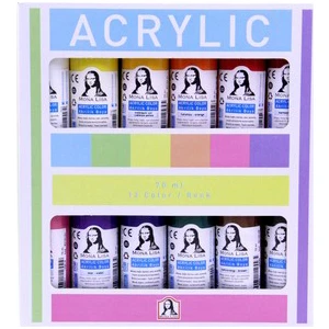 Mona Lisa Chalky Akrilik Boya Seti 12 Renk x 70 ml