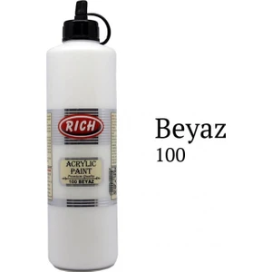 Akrilik Boya 500 cc 100 Beyaz