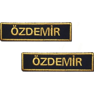 Seyhan Askeri Malzeme Jandarma Asayiş Askeri Isimlik (Yeni ) 2019 - 2 Adet