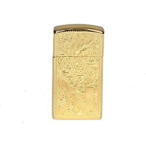 Clipper Hunter Model Gazlı Çakmak+ Desenli Sarı Renk