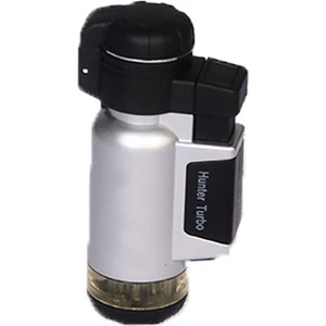 Clipper Hunter Model Tek Pürmüz Gazlı Çakmak- Gümüş Renk