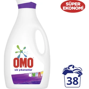 Sıvı Çamaşır Deterjanı Sık Yıkanan Çamaşırlar İçin 2470 ML 38 Yıkama 1 Adet