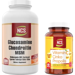 Vitamin C Çinko Propolis 60 Tablet+Glucosamine Msm 300 Tablet