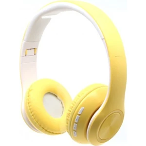 BLUPPLE Bluetooth Mikrofonlu Kablosuz Stereo Kulak Üstü Kulaklık Sarı Genç Çocuk