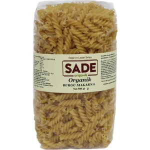 Sade Organik Burgu Makarna 500 gr