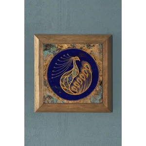 Oscar Stone Masif Çerçeveli  Doğaltaş Tablo  Oscar Stone Decor 28X28 cm
