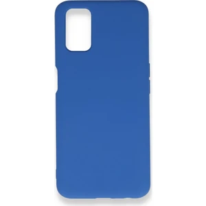Oppo A72 Kılıf Silikon Içi Kadife Nano - Mavi
