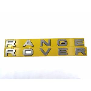 RANGE ROVER UYUMLU Bagaj Yazısı Koyu Gri 355mm-30mm350mm-30mm