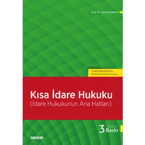 Kısa Idare Hukuku - Halil Kalabalık