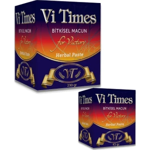 Vi Times Polenli Bitkisel Besin Takviyesi 230 gr + Vit Time 43 gr