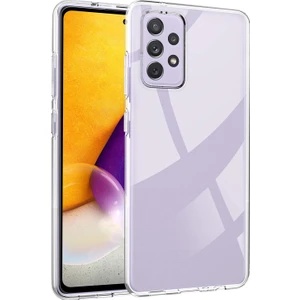 MBT GRUP Samsung Galaxy A72 Kılıf Şeffaf Hibrit Silikon Esnek Kapak
