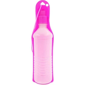 Lion Pet Kedi Köpek Seyahat Taşınabilir Suluk 400 ml- Pembe