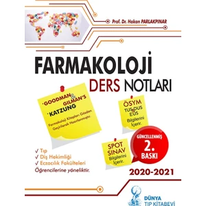 Farmakoloji Ders Notları  - Hakan Parlakpınar