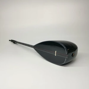 Müzikhal Ticaret Uzun Sap Siyah Bağlama Saz mt Set