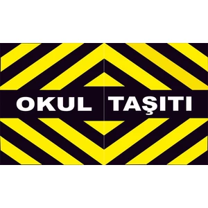 Atalya Reklam Okul Taşıtı Stıcker