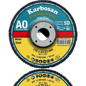 Ao Flap Disk 115X22 Konik- 80 Kum   (10 Lu)