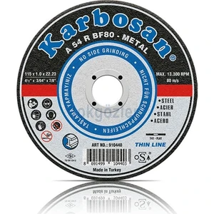 Metal (Nk) Kesme Taşı 115X1,0X22,23 mm (25 Li)