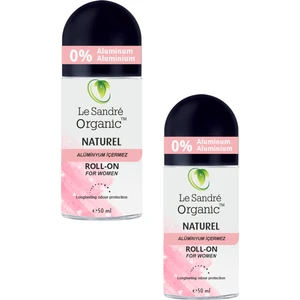 Le Sandre Organics Alüminyum Içermez Kadın Roll-On Ikili Set 50 ml