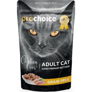 Pro Choice Prochoice Tahılsız Tavuk ve Ciğerli Yetişkin Kedi Konservesi 85 gr