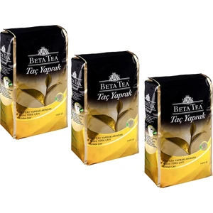 Beta Tea Taç Yaprak Türk Çayı 1 kg x 3 'lü