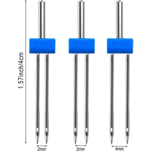 Ikili Çift Nervür Iğnesi (2mm/90-3mm/90-4mm/90)