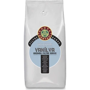Kahve Dünyası Vanilya Aromalı Filtre Kahve Çekirdek 1 kg Hava Almayan Özel Paket