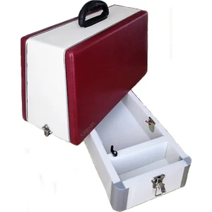 Dikiş Makine Çantası (Ahşap Vinilex Deri)